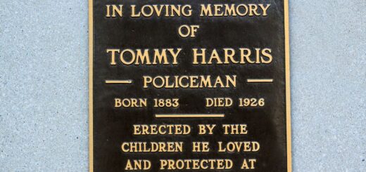 solemn memorial plaque