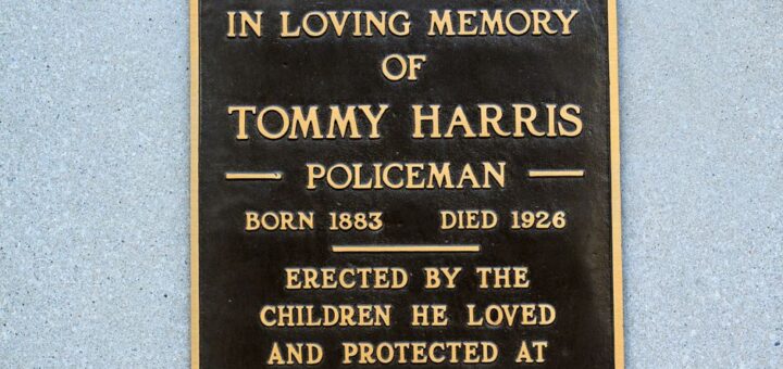 solemn memorial plaque